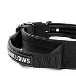 4cm Pin Buckle Collar | With Handle & Robust Hardware - Black