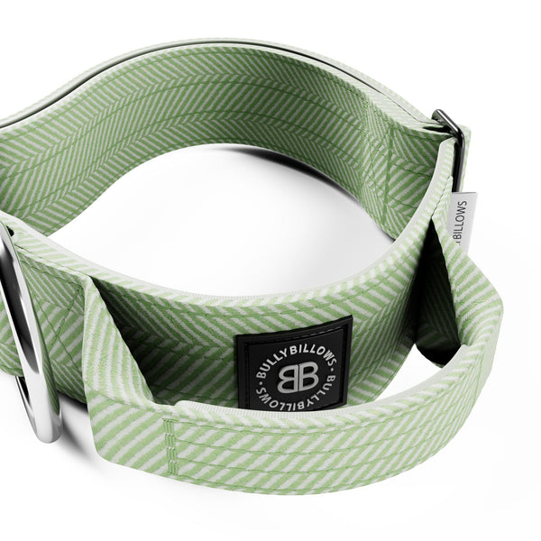 5cm Herringbone Combat® Collar | With Handle & Secure Clip - Mint Green