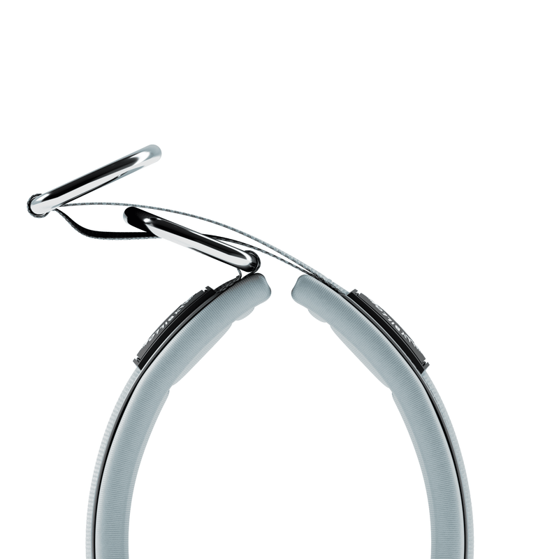 5cm Slip on Collar | Foam Padded - Metal Grey