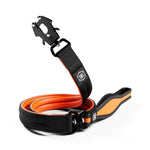 1.2m Mini Combat Lead | Foam & Neoprene Lined with Soft Handle - Black & Orange
