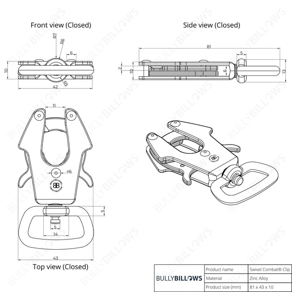 Slip-on Harness & Mini Combat Lead Bundle - Red