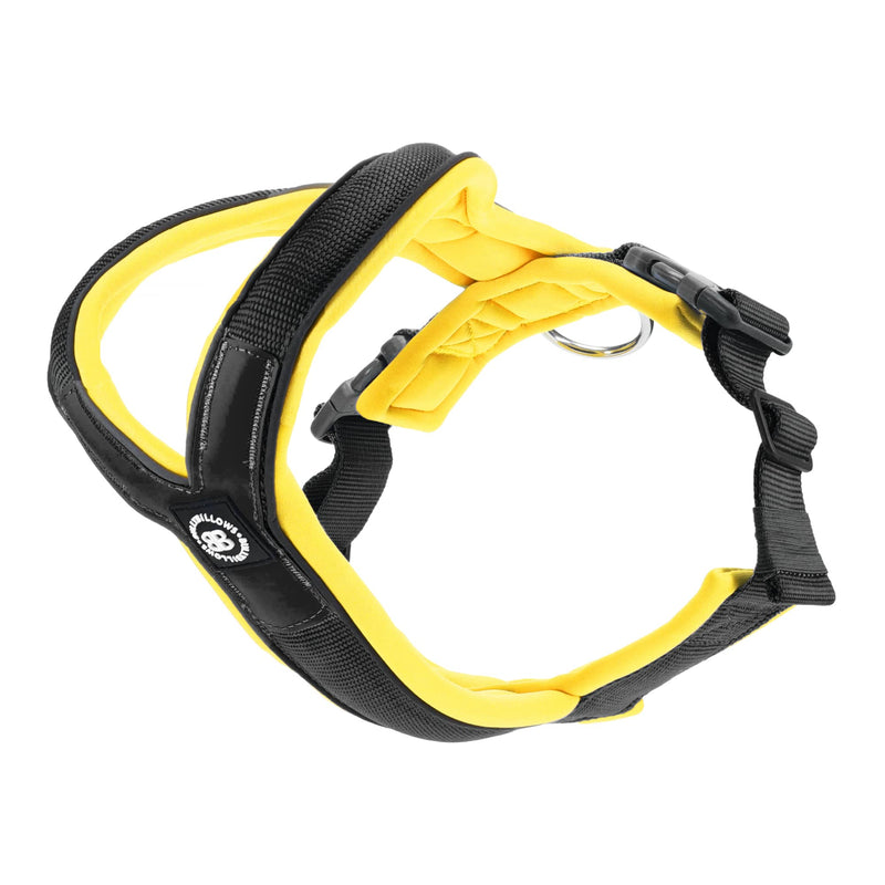 Slip on Harness | Foam Padded - Black x Yellow