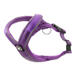 Slip on Padded Comfort Harness | Non Restrictive & Reflective - Purple