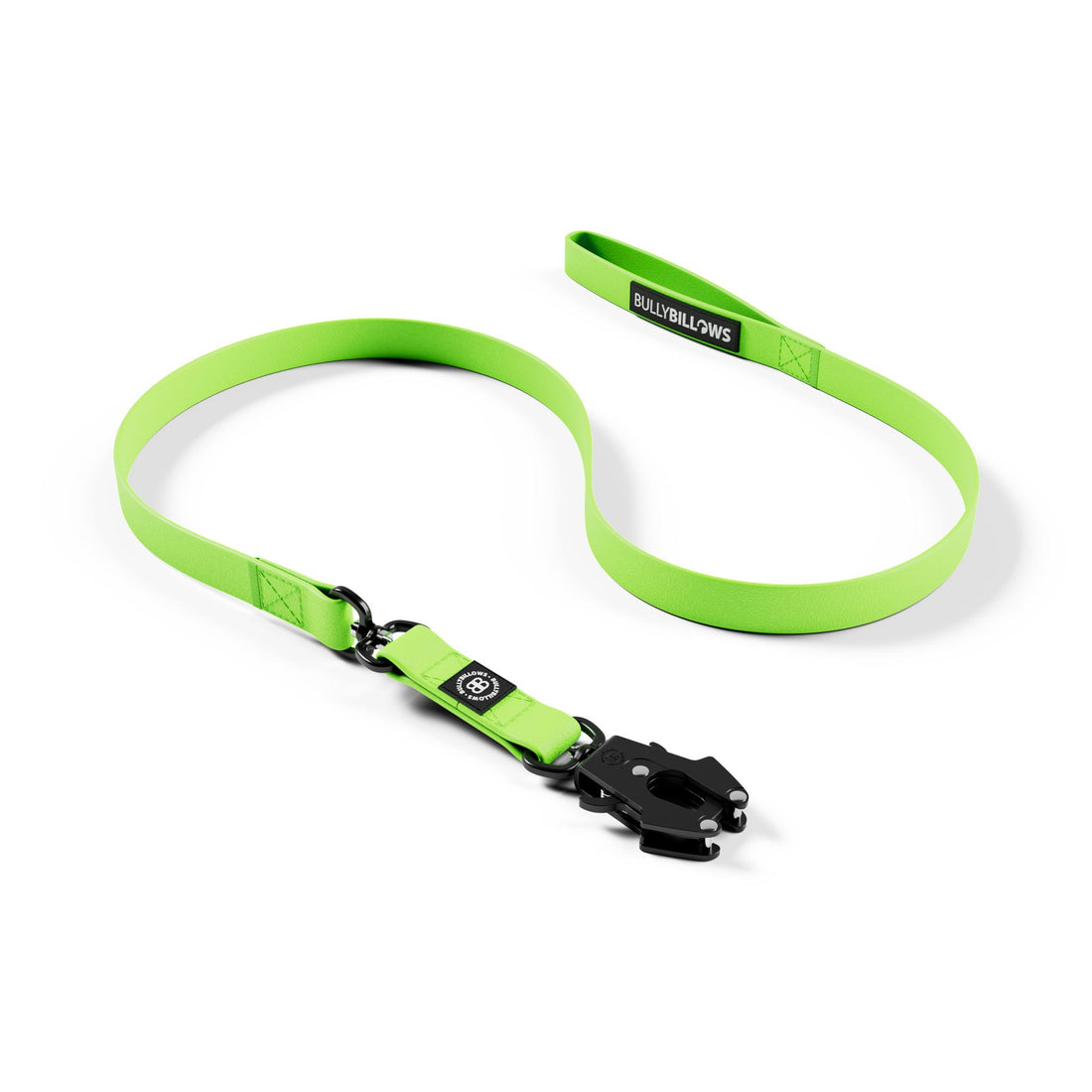 featured image of 1.4m Lighter Swivel Billowthane Combat Lead | Anti-Tangle & Secure Clip | Waterproof | Neon Green