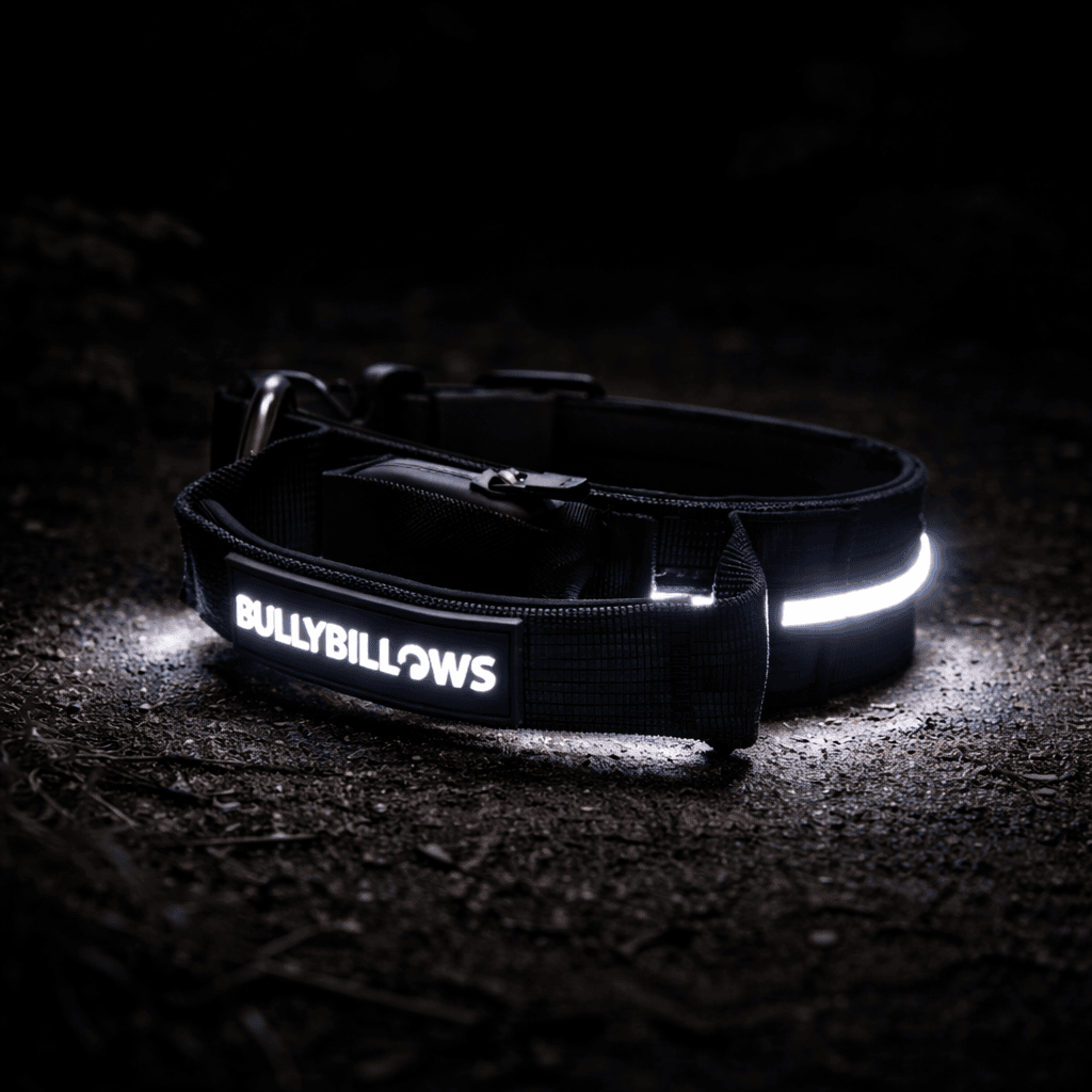 featured image of 5cm Light Up LED Combat® Collar | With Handle & Secure Clip