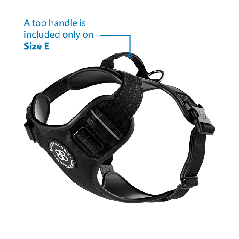 Comfort Premium Harness | Non Restrictive - Black
