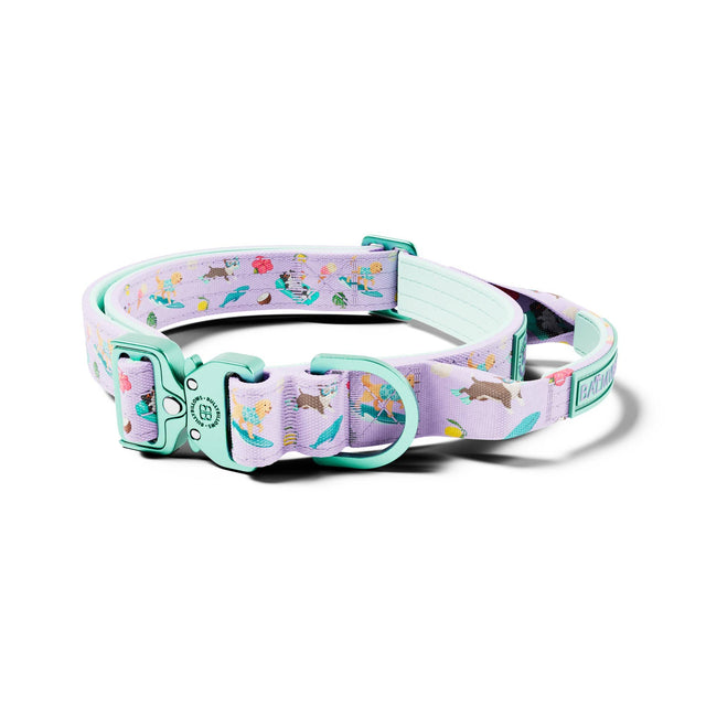 2.5cm Lighter Combat® Collar | With Handle & Secure Clip - BalmyBillows Purple