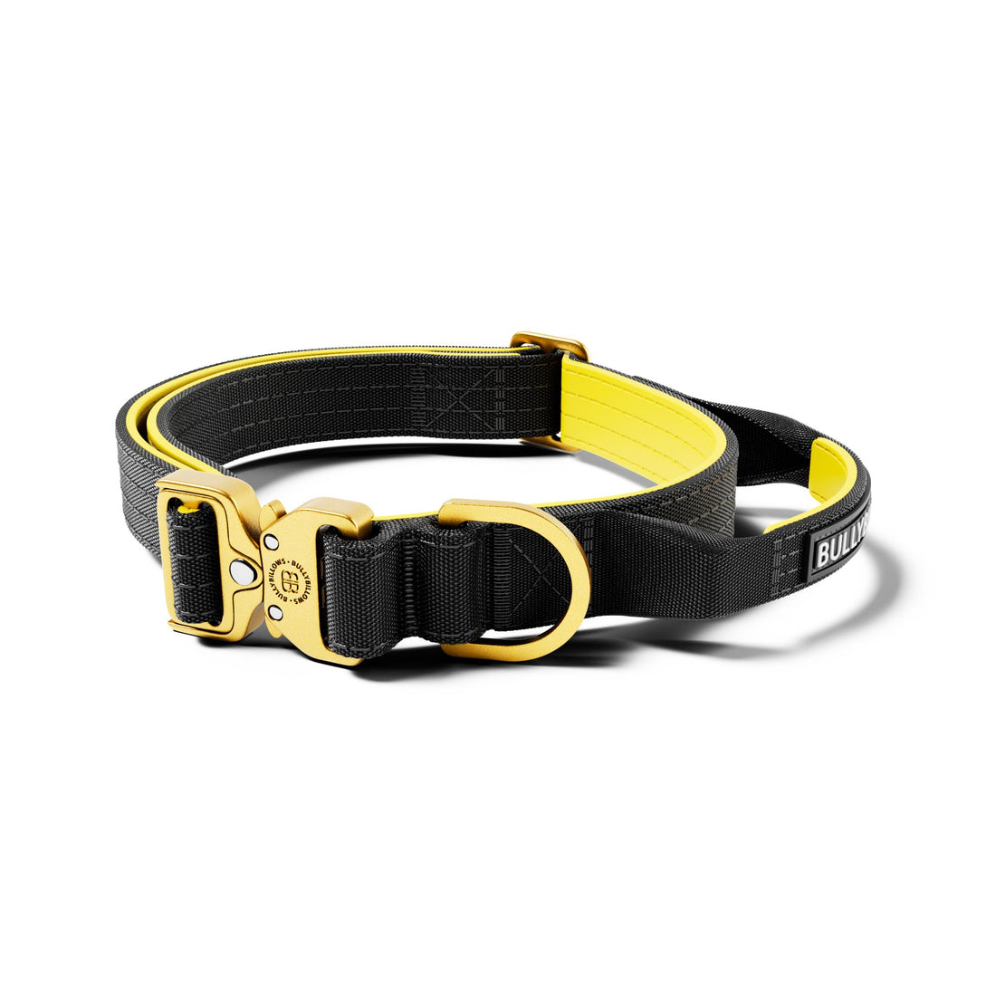 featured image of 2.5cm Lighter Combat® Collar | With Handle & Secure Clip - Black X Yellow