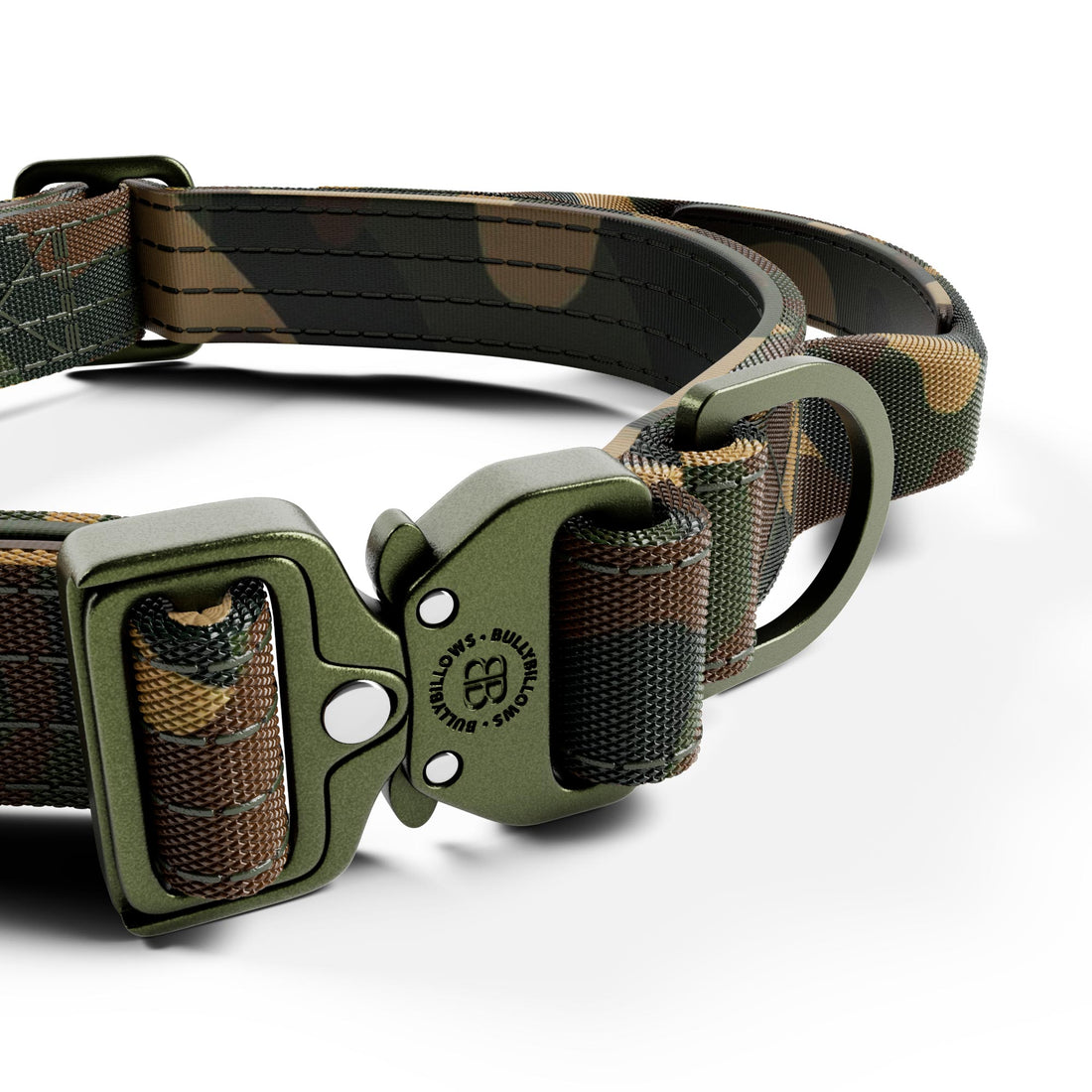 featured image of 2.5cm Lighter Combat® Collar | With Handle & Secure Clip - Green Camouflage