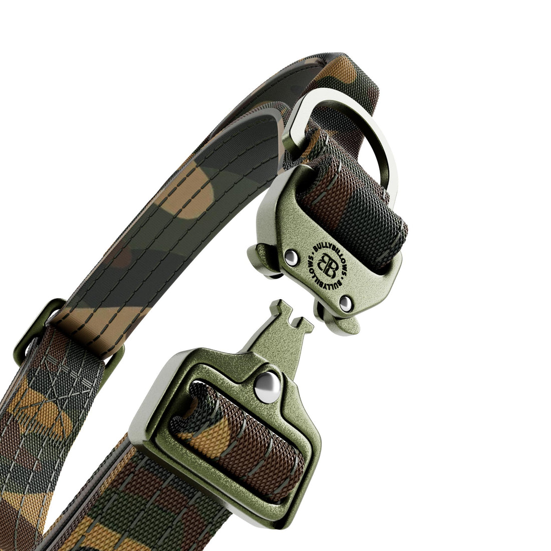 featured image of 2.5cm Lighter Combat® Collar | With Handle & Secure Clip - Green Camouflage