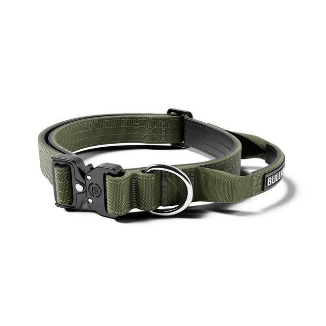 2.5cm Combat® Collar | With Handle & Secure Clip - Khaki