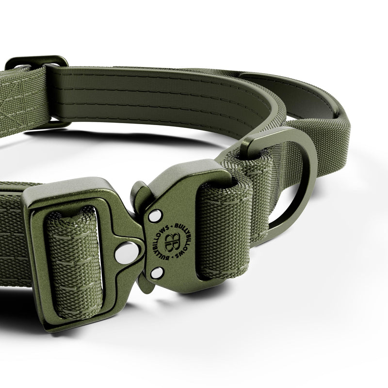 2.5cm Lighter Combat® Collar | Handle & Rated Clip - Khaki x Khaki