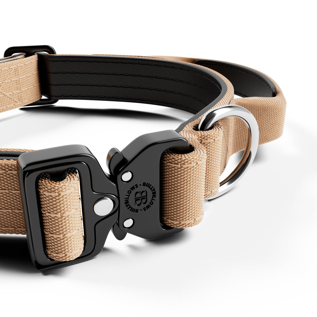 featured image of 2.5cm Combat® Collar | With Handle & Secure Clip - Tan