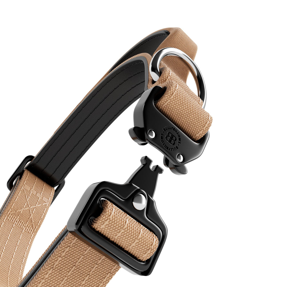 featured image of 2.5cm Combat® Collar | With Handle & Secure Clip - Tan