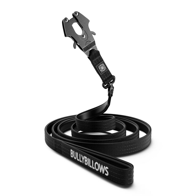 3M Lighter Swivel Combat Lead | Anti-Tangle & Secure Clip - Black X Black
