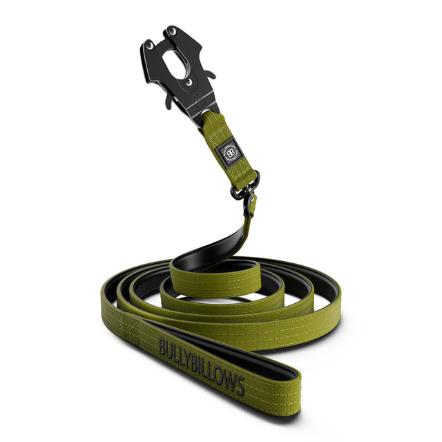 3M Lighter Swivel Combat Lead | Anti-Tangle & Secure Clip - Olive Green