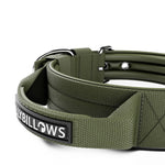 4cm Pin Buckle Collar | With Handle & Robust Hardware - Khaki