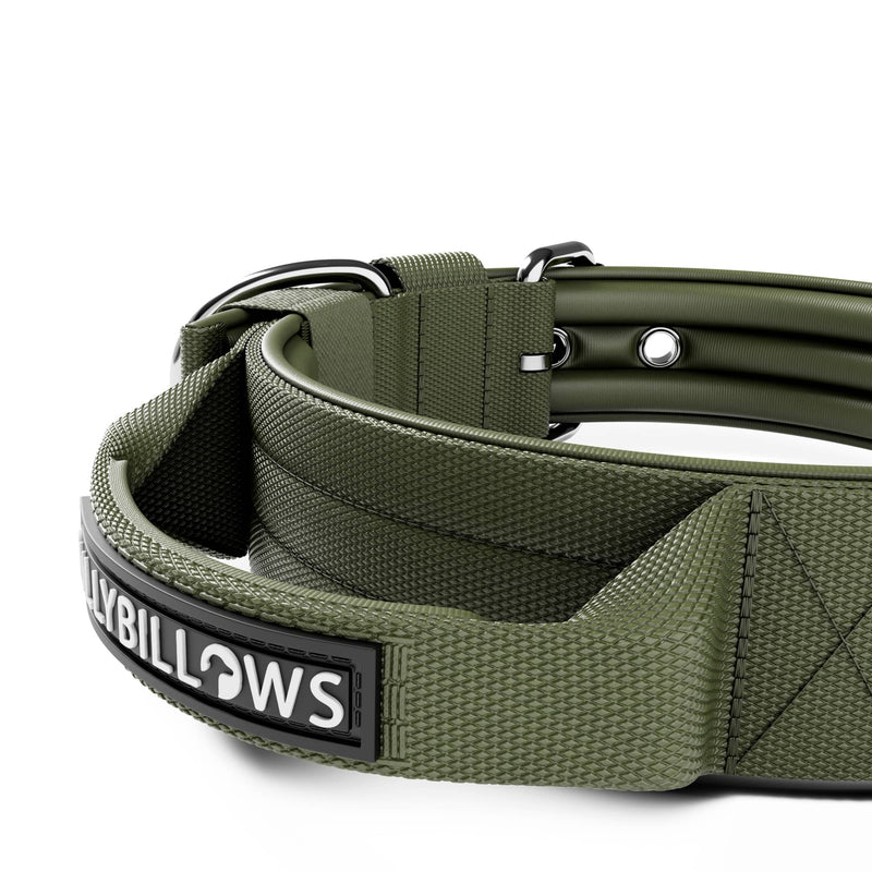 5cm Pin Buckle Collar | With Handle - Khaki