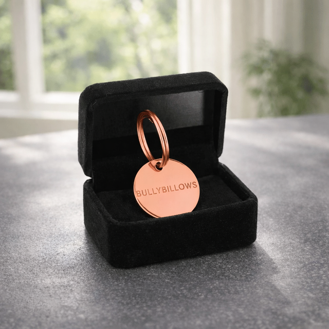 Dog ID Tag - Rose Gold (With Gift Box)