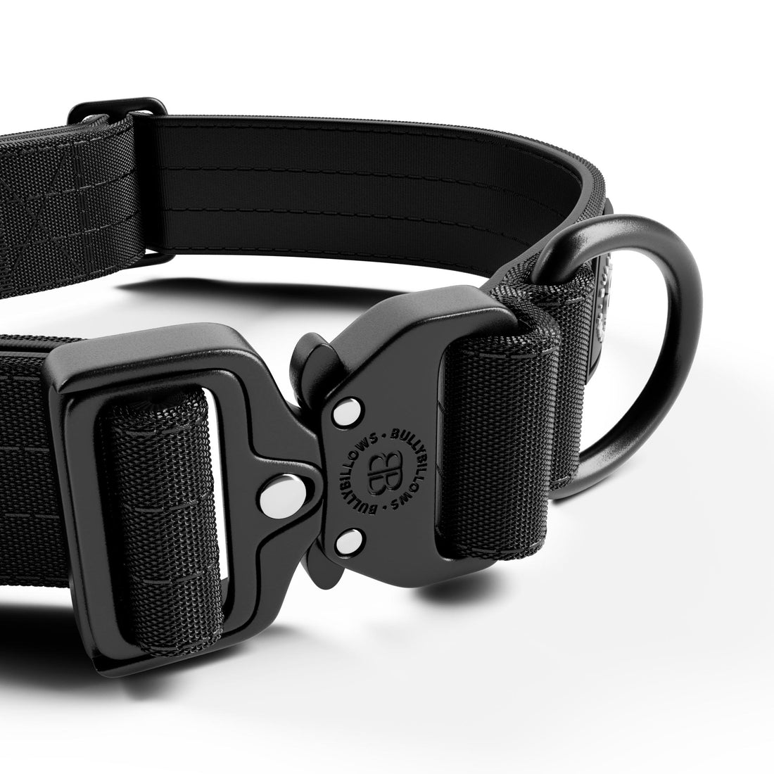 featured image of 4cm Lighter Combat® Collar | No Handle & Secure Clip - Black X Black