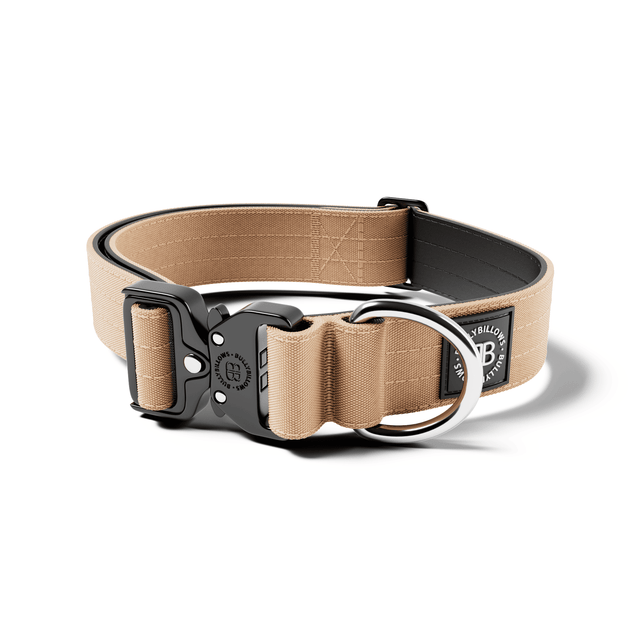 4cm Combat® Collar | No Handle & Secured Clip - Tan