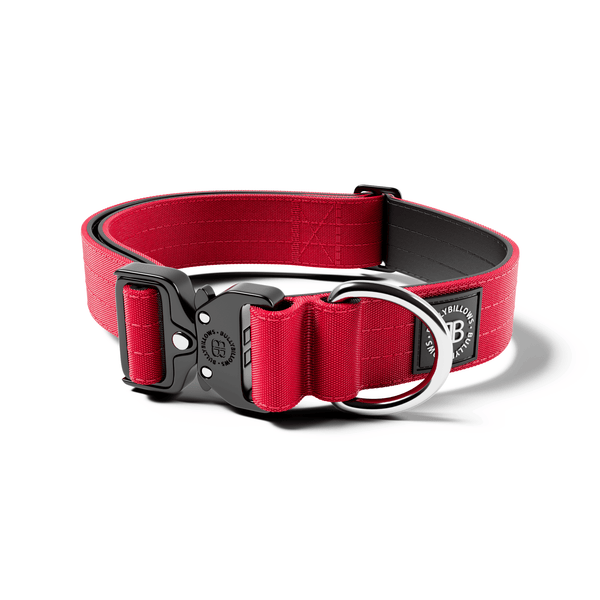 4cm Combat® Collar | Rated Clip - NO HANDLE - Red