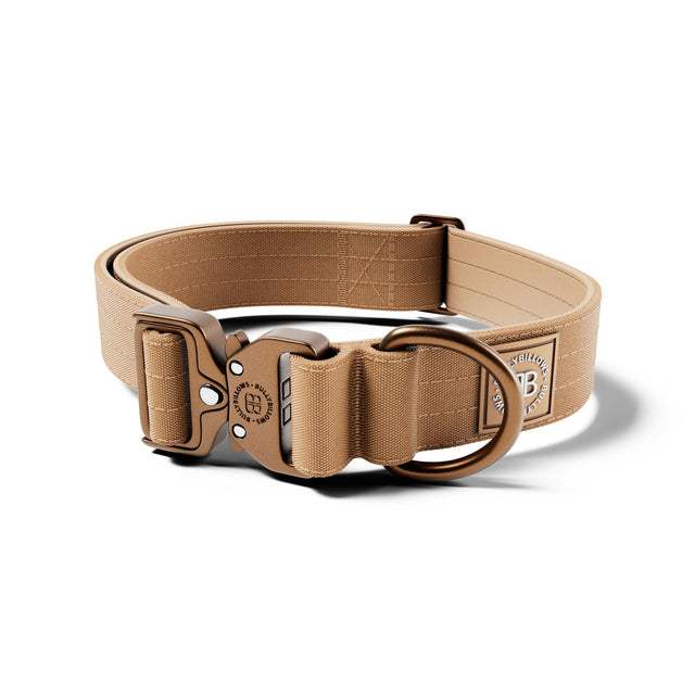 4cm Lighter Combat® Collar | No Handle & Secure Clip - Tan X Tan