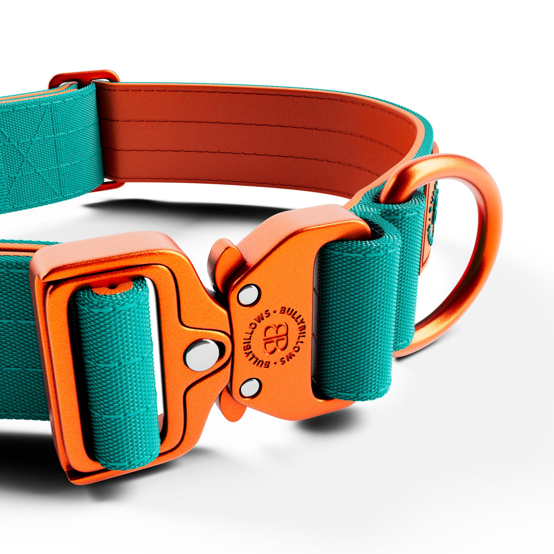 featured image of 4cm Lighter Combat® Collar | No Handle & Secure Clip - Turquoise X Orange