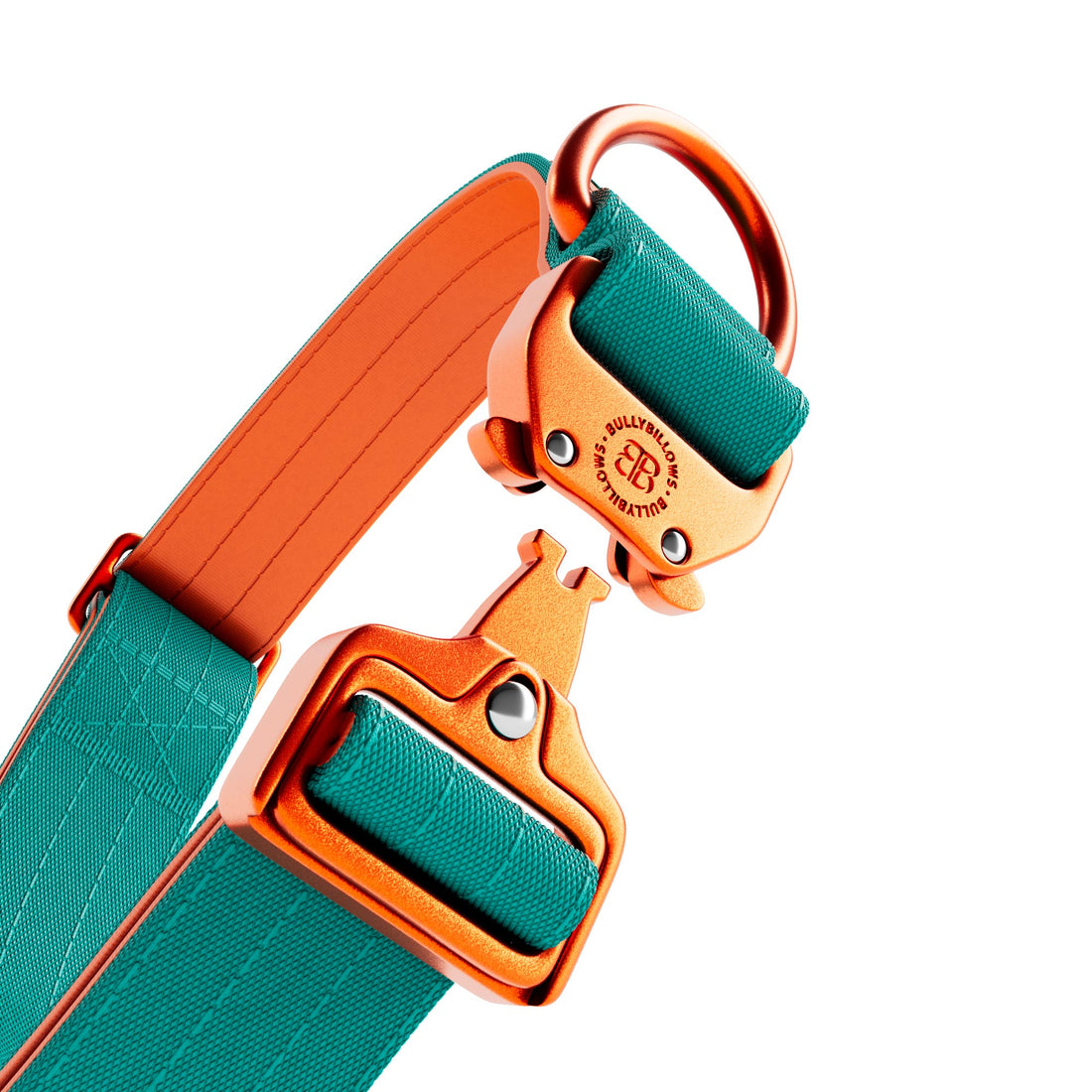 featured image of 4cm Lighter Combat® Collar | No Handle & Secure Clip - Turquoise X Orange