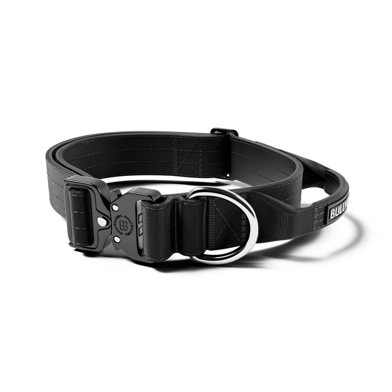 4cm Combat® Collar | Handle & Rated Clip - Black