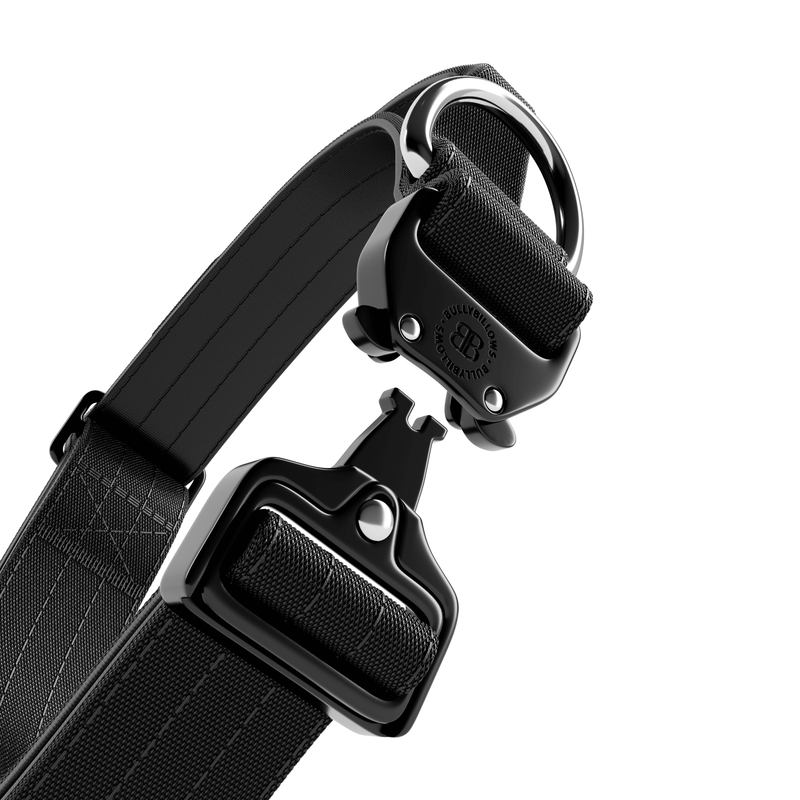 4cm Combat® Collar | Handle & Rated Clip - Black
