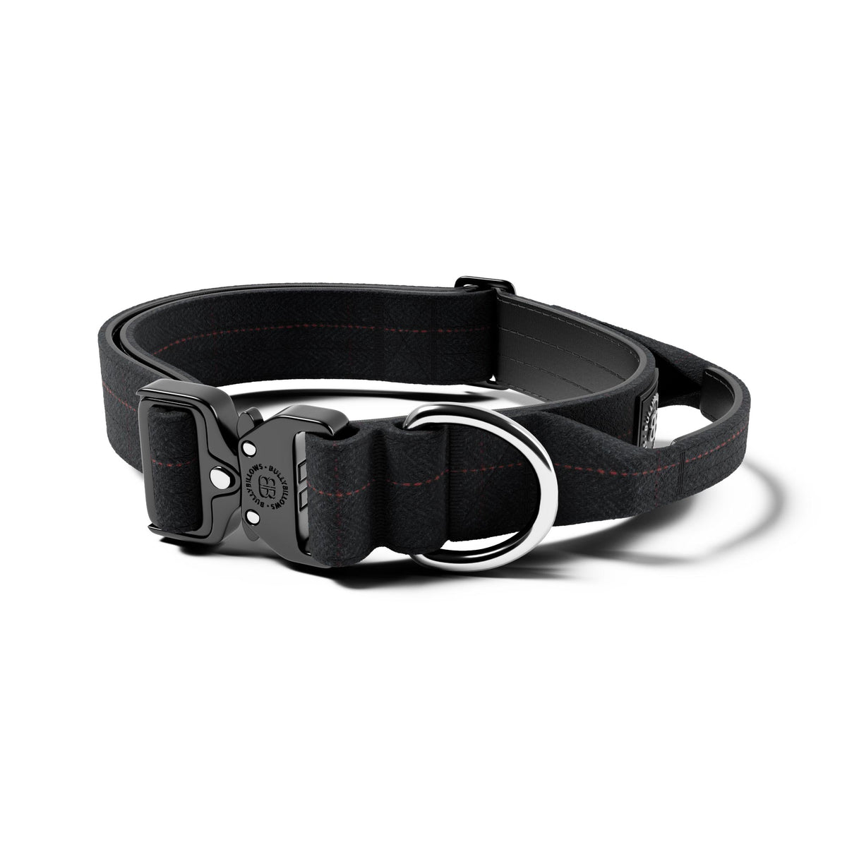 4cm Tweed Combat® Collar Handle & Secure Clip Charcoal