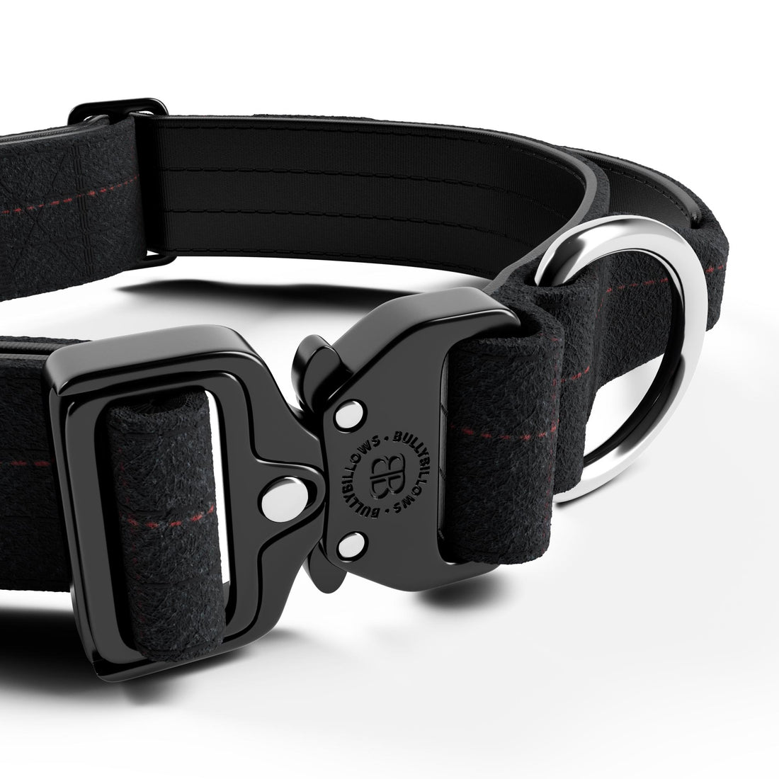 featured image of 4cm Tweed Combat® Collar | With Handle & Secure Clip - Charcoal Black