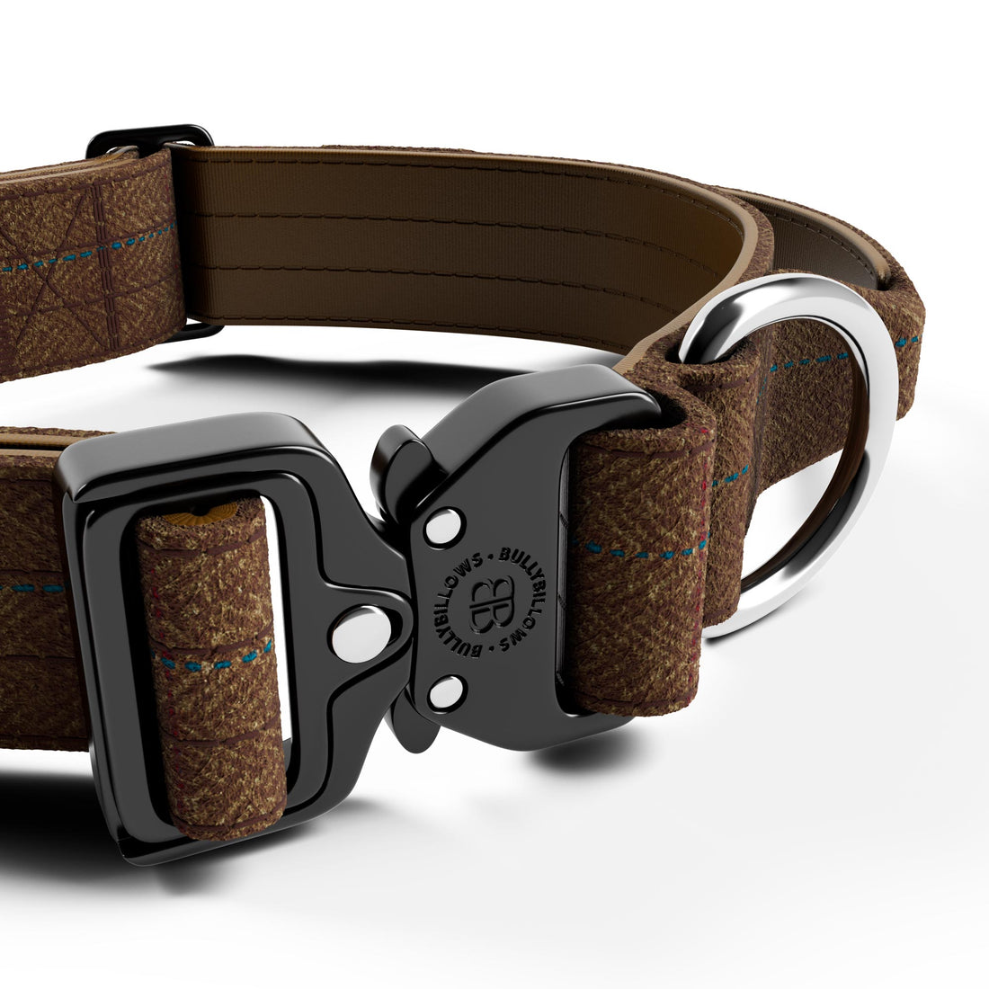 featured image of 4cm Tweed Combat® Collar | With Handle & Secure Clip - Classic Tan
