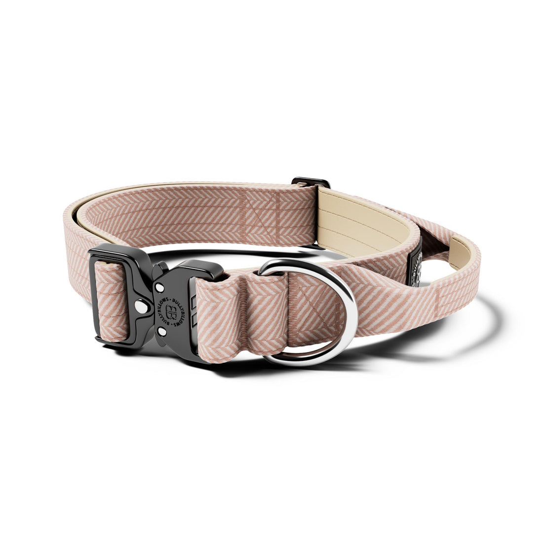 featured image of 4cm Herringbone Combat® Collar | With Handle & Secure Clip - Elegant Cream