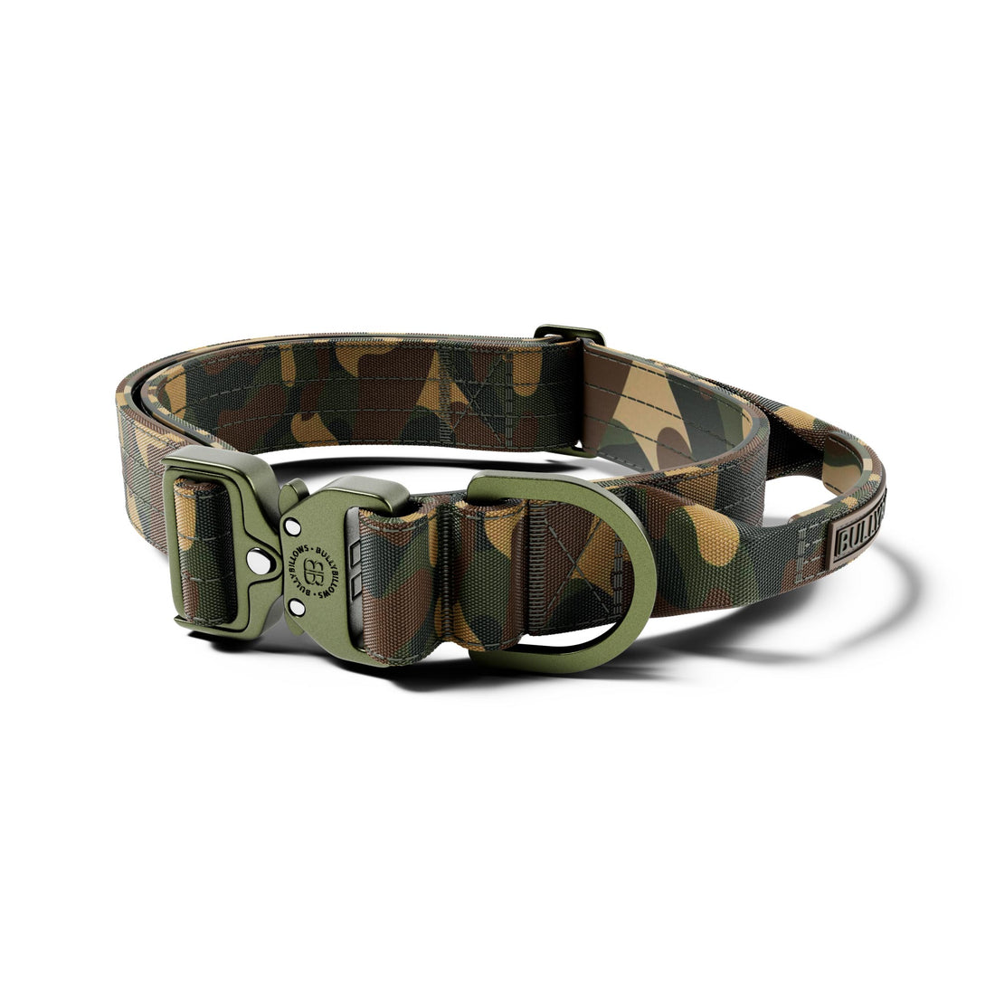 featured image of 4cm Lighter Combat® Collar | With Handle & Secure Clip - Green Camouflage