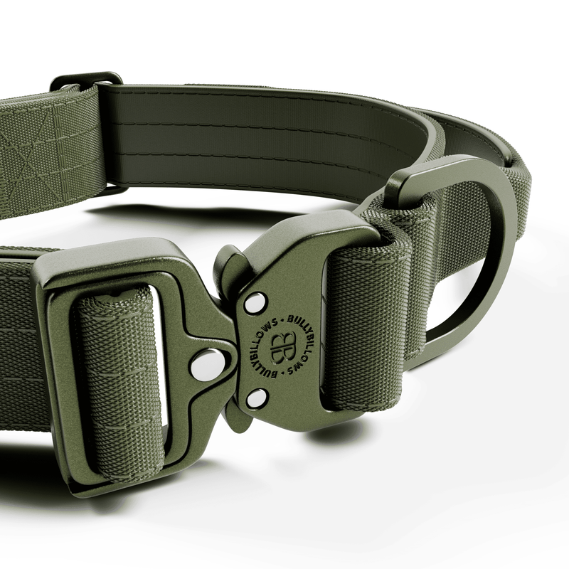 4cm LIGHTER Combat® Collar | With Handle Rated Clip - Khaki x Khaki