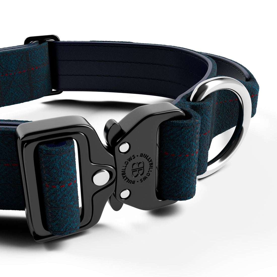 featured image of 4cm Tweed Combat® Collar | With Handle & Secure Clip - Midnight Blue