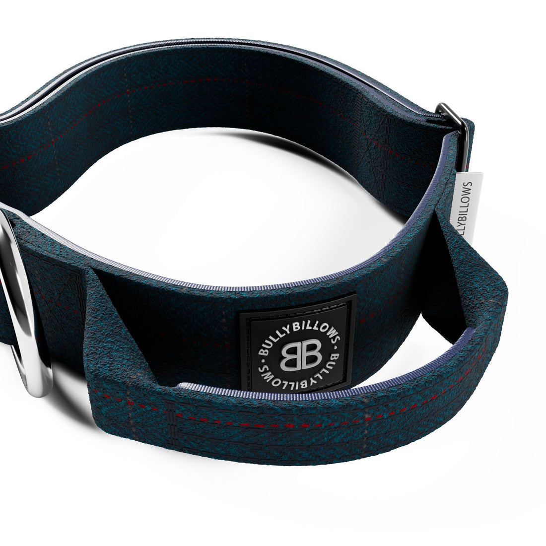 featured image of 4cm Tweed Combat® Collar | With Handle & Secure Clip - Midnight Blue