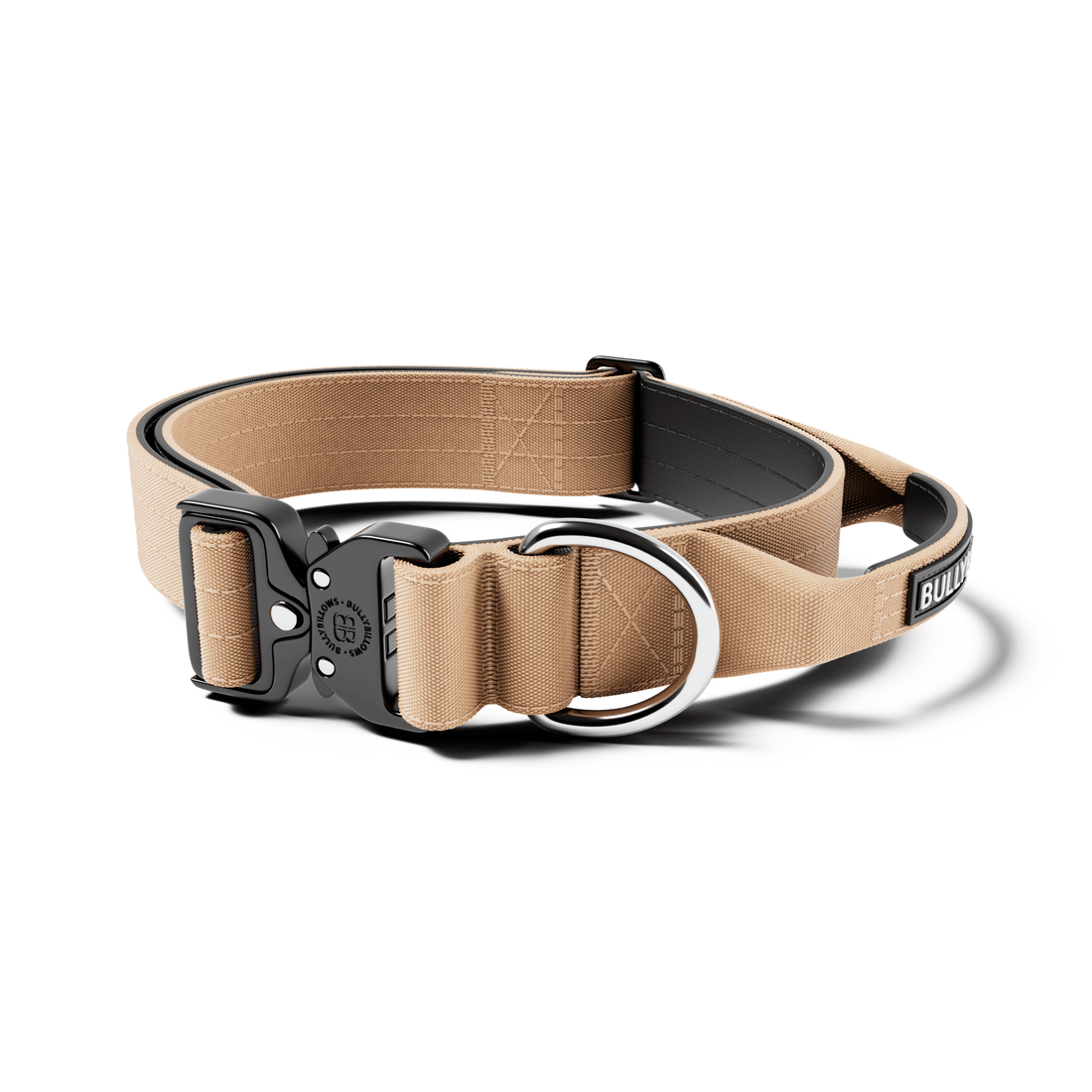 featured image of 4cm Combat® Collar | With Handle & Secured Clip - Tan