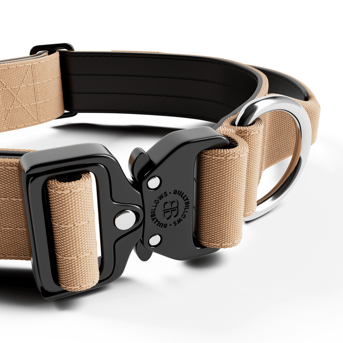 featured image of 4cm Combat® Collar | With Handle & Secured Clip - Tan