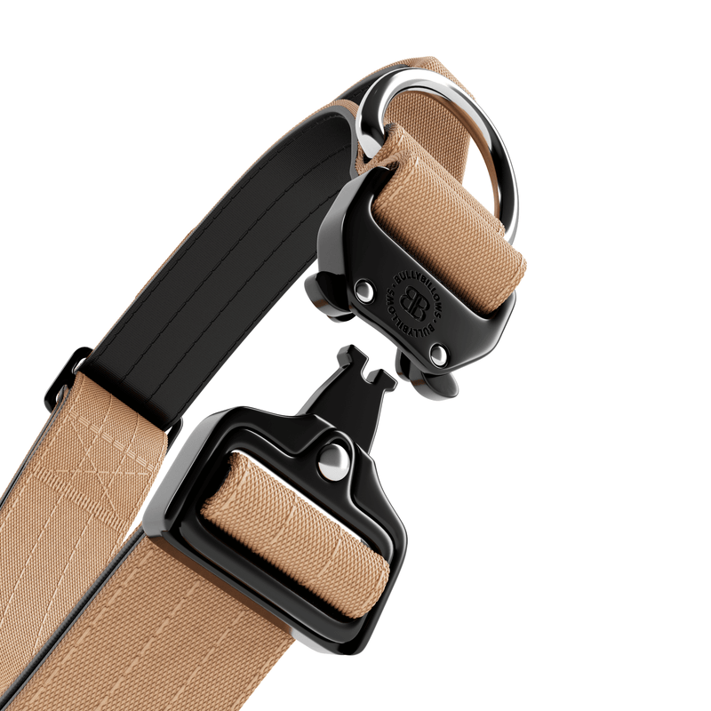 4cm Combat® Collar | Handle & Rated Clip - Tan
