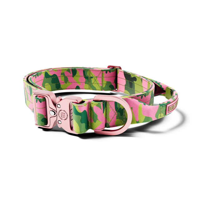 4cm Lighter Combat® Collar | With Handle & Secure Clip - Pink Camouflage