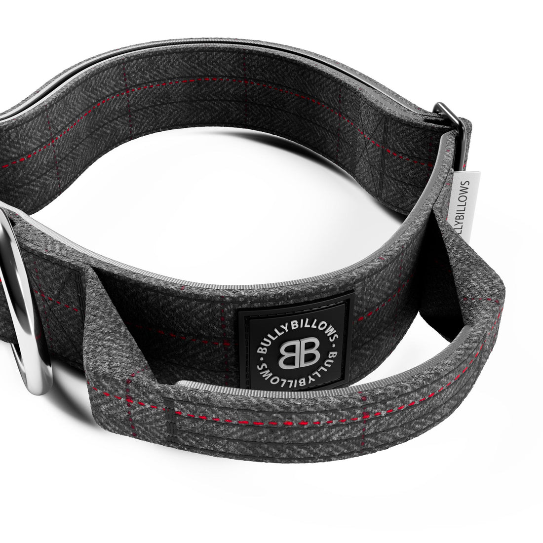 featured image of 4cm Tweed Combat® Collar | With Handle & Secure Clip - Stone Grey