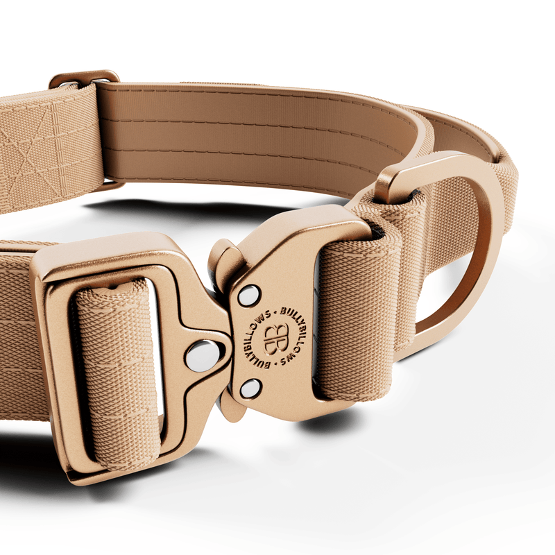 4cm LIGHTER Combat® Collar | Handle Rated Clip - Tan x Tan