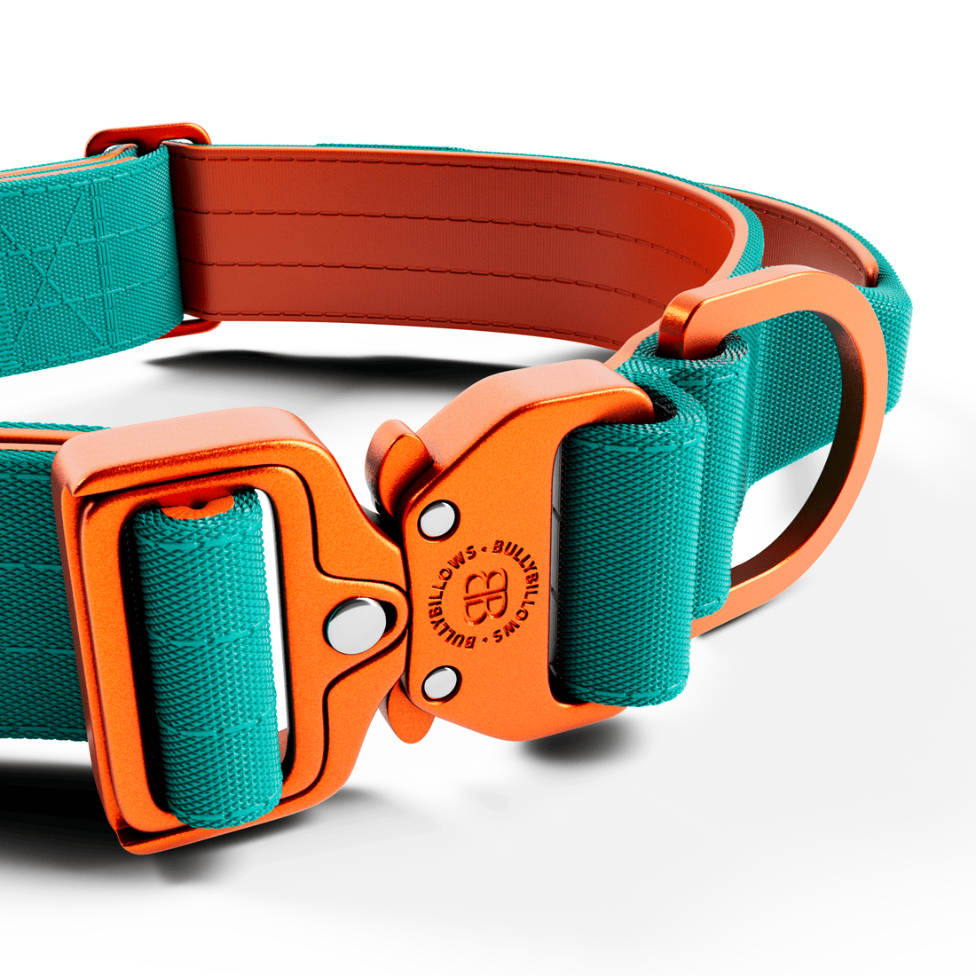 featured image of 4cm LIGHTER Combat® Collar | With Handle & Secure Clip - Turquoise & Orange