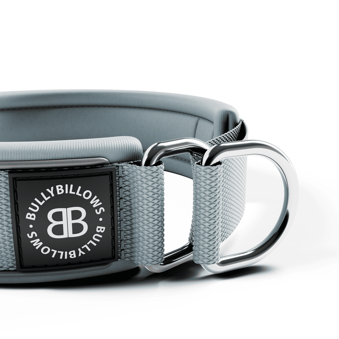 featured image of 4cm Slip on Collar | Foam Padded - Metal Grey