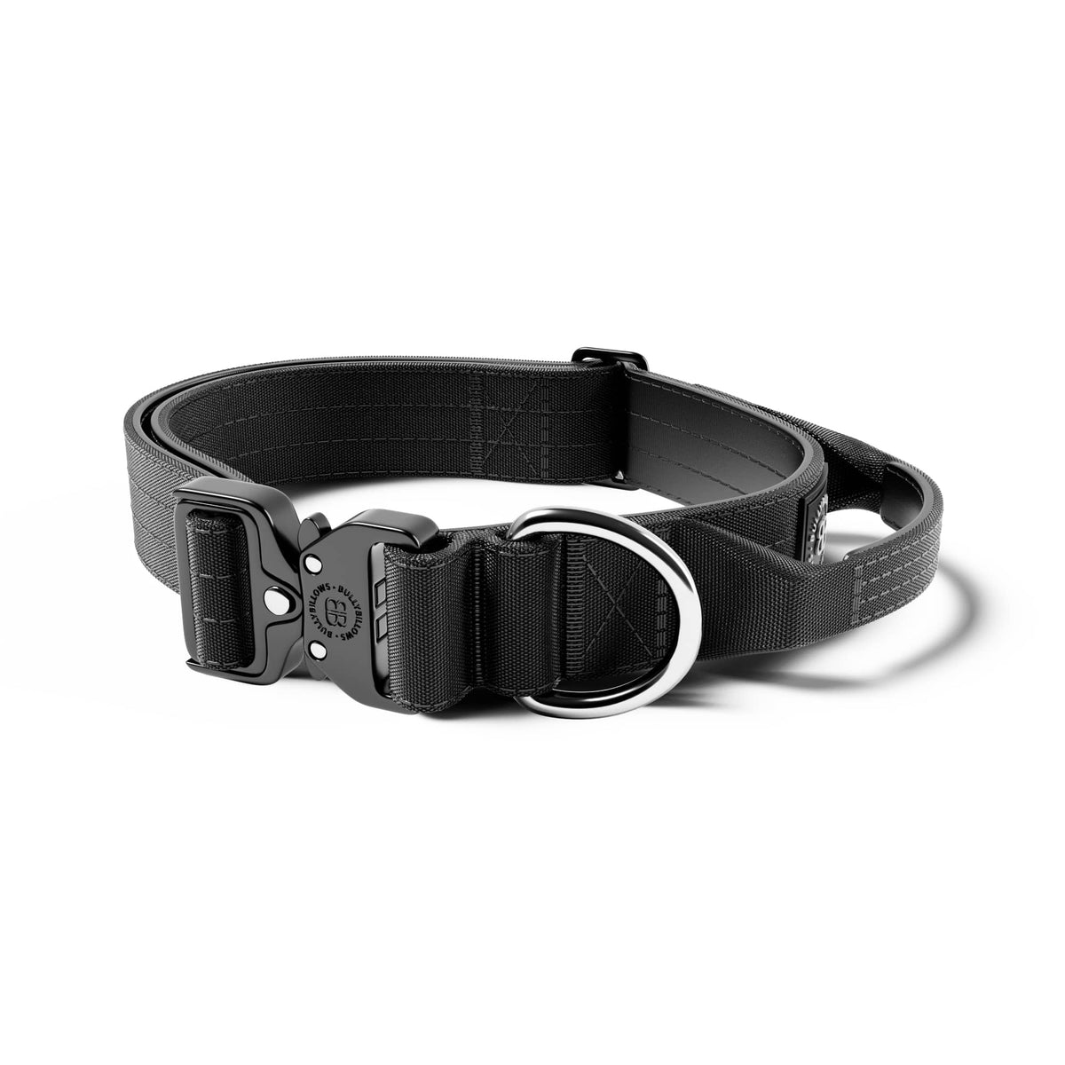 4cm Combat® Collar | With Handle & Rated Clip - Black v2.0 – BullyBillows