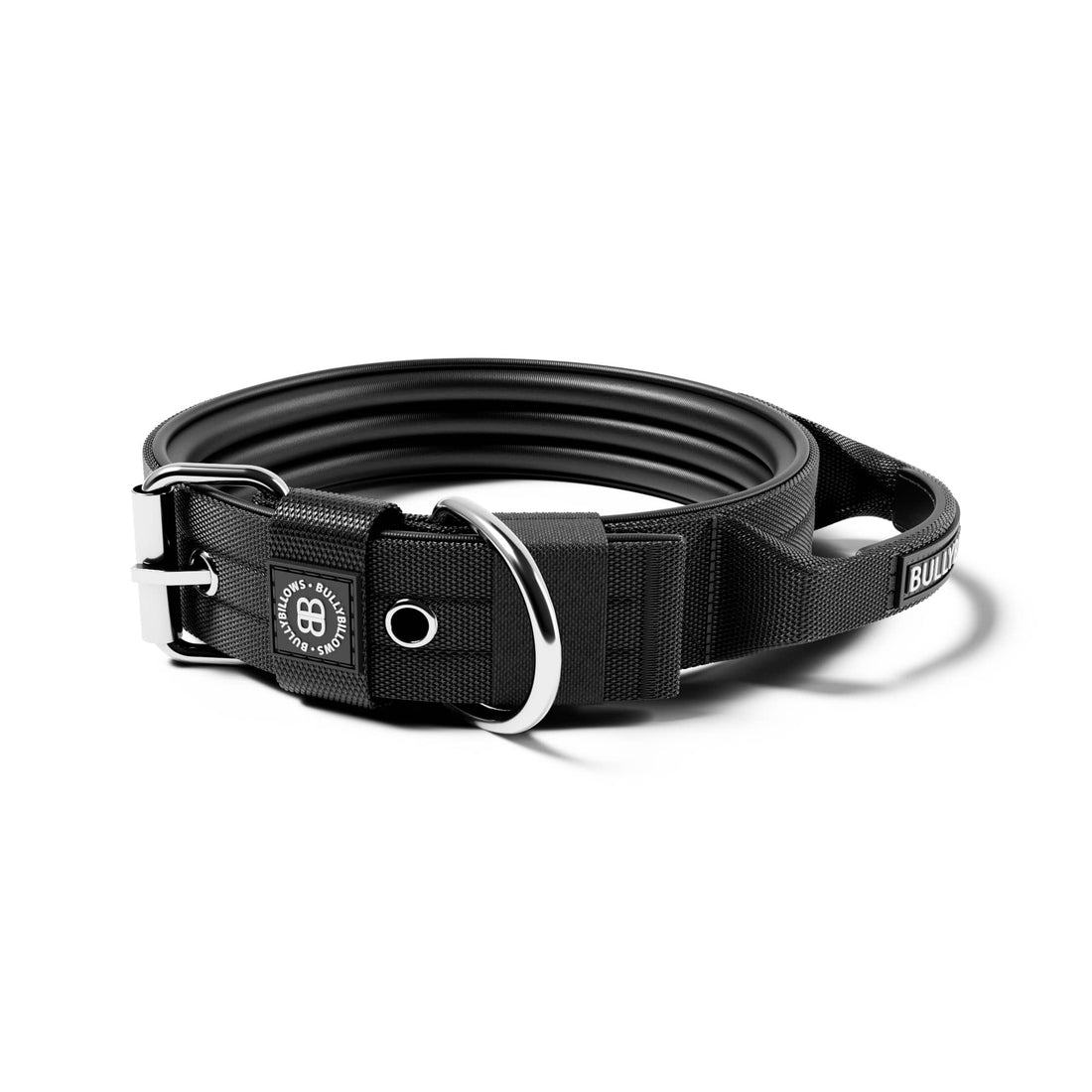 featured image of 4cm Pin Buckle Collar | With Handle - Black