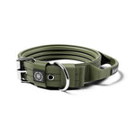 4cm Pin Buckle Collar | With Handle & Robust Hardware - Khaki